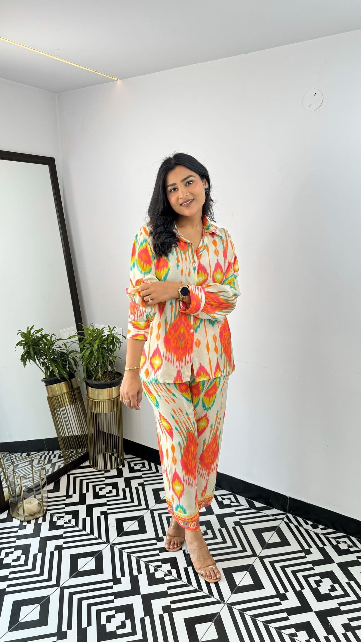 Frida Orange Cord Set