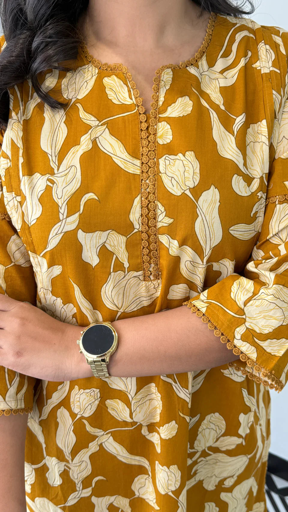 Bloom Yellow Kurta Pants