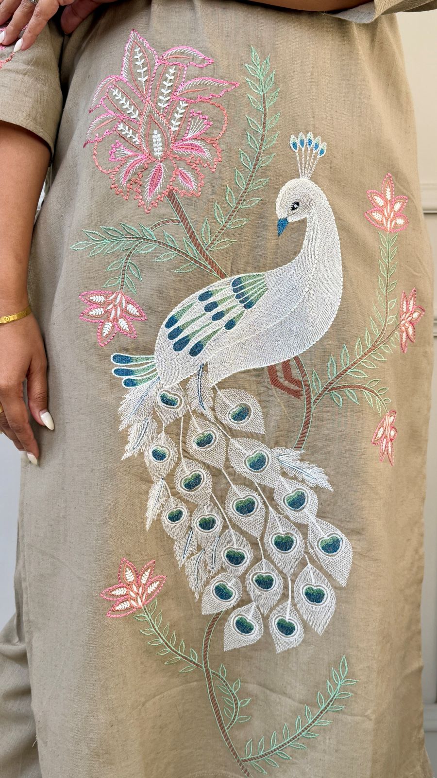 Mayur Beige Kurta Pants