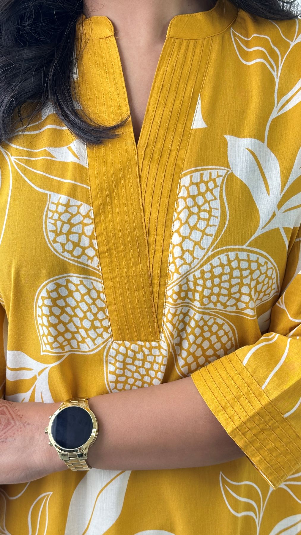 Aster Yellow Kurta Pants
